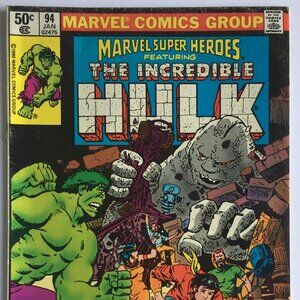 Marvel Super Heroes - Hulk #94 (Jan 1981, Marvel) Godspawn: Part 1!